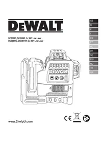 Notice DEWALT DCE0811G Pointeur laser