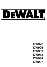DEWALT DW912 - Matkap