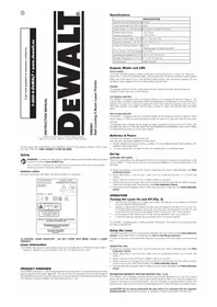 Notice DEWALT DW0851 Pointeur laser