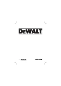 Notice DEWALT DW084K Pointeur laser