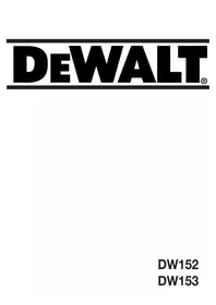 DEWALT DW153 - Drill