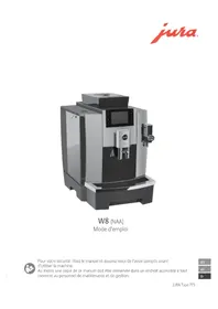 Notice JURA W8 Machine à café