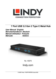 Notice Lindy 43228 Interface