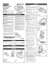 Notice RYOBI ELL1750 Pointeur laser