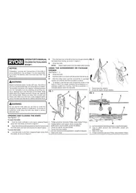 Notice RYOBI RFKMF1 Couteau