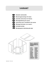 Notice HARVIA VARIANT S2222KL Sauna