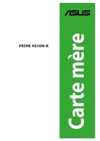 Notice ASUS PRIME H510M-R Carte mère