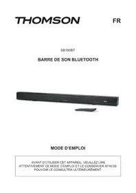 Notice THOMSON SB180BT Barre de son