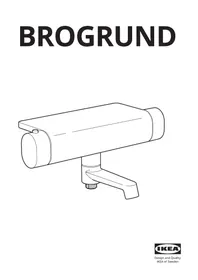 Notice IKEA BROGRUND 503.425.53 Pomme de douche