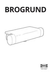 Notice IKEA BROGRUND 303.425.49 Pomme de douche