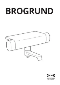 Notice IKEA BROGRUND 603.943.58 Pomme de douche