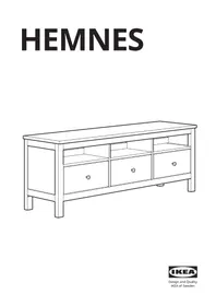 Notice IKEA HEMNES 303.529.01 Meuble TV