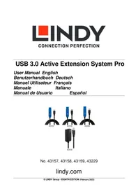 Notice Lindy 43159 USB hub