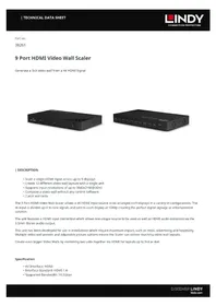 Notice Lindy 38261 Recepteur