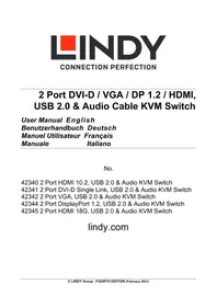 Notice Lindy 42345 Station d'acceuil