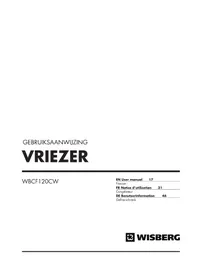 Notice Wisberg WBCF120CW Congélateur