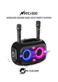 Notice N-Gear NRG 600 Haut-parleur