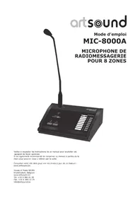 Notice Artsound MIC-8000A Microphone