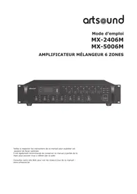 Notice Artsound MX-2406M Recepteur