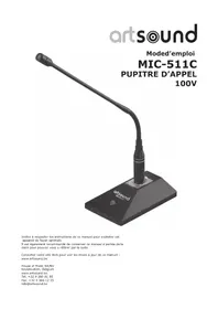 Notice Artsound MIC-511C Microphone