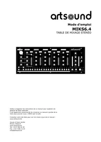 Notice Artsound MIKS6.4 Recepteur