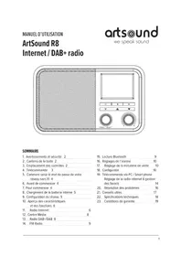 Notice Artsound R8 Radio