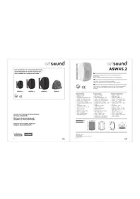 Notice Artsound ASW45.2 Haut-parleur