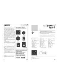 Notice Artsound SQ2040 Haut-parleur