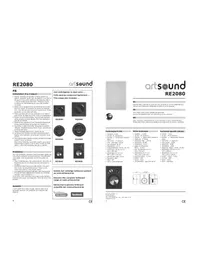 Notice Artsound RE2080 Haut-parleur