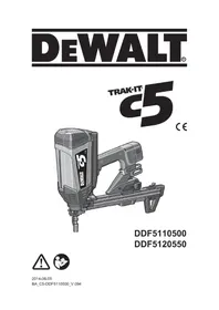 Notice DEWALT DDF5120550 Agrafeuse