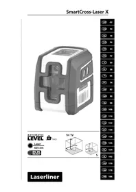 Notice Laserliner SMARTCROSS-LASER X Niveau laser