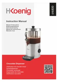 Notice H.KOENIG SHK800 Fontaine à chocolat