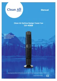 Notice Clean Air Optima CA-406B Ventilateur