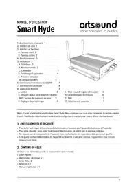 Notice Artsound SMART HYDE Récepteur de musique