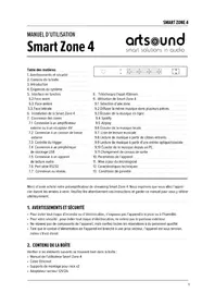Notice Artsound SMART ZONE 4 Récepteur de musique