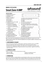 Notice Artsound SMART ZONE 4 AMP Non catégorisé