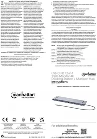 Notice MANHATTAN 190305 Station d'acceuil