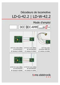 Notice Tams Elektronik LD-W-42.2 Décodeur numérique