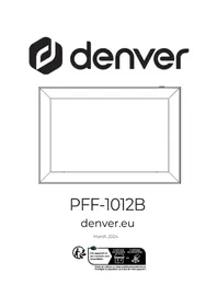Notice DENVER PFF-1012B Cadre photo numérique