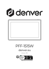 Notice DENVER PFF-1515W Cadre photo numérique