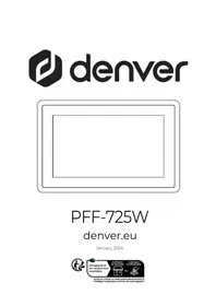 Notice DENVER PFF-725W Cadre photo numérique