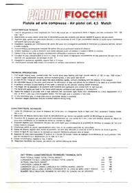 Notice Pardini P10 Non catégorisé