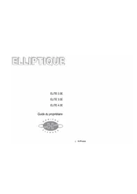 Notice Horizon Fitness ELITE 3.0E Vélo elliptique