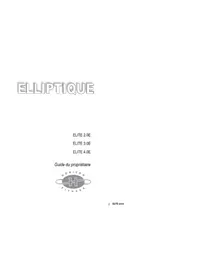 Notice Horizon Fitness ELITE 4.0E Vélo elliptique