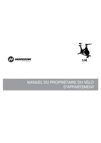 Notice Horizon Fitness M4 Formateur de vélo d'intérieur