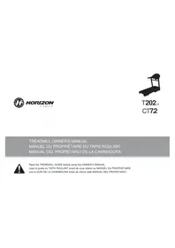 Notice Horizon Fitness CT7.2 Rueda de andar