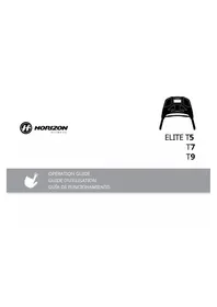 Notice Horizon Fitness ELITE T7 Tapis de course