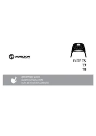Notice Horizon Fitness ELITE T9 Tapis de course