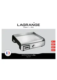 Notice LAGRANGE 219115 Plaque de grill