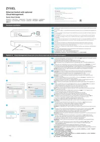 Notice ZYXEL GS2220-28 Commutateur